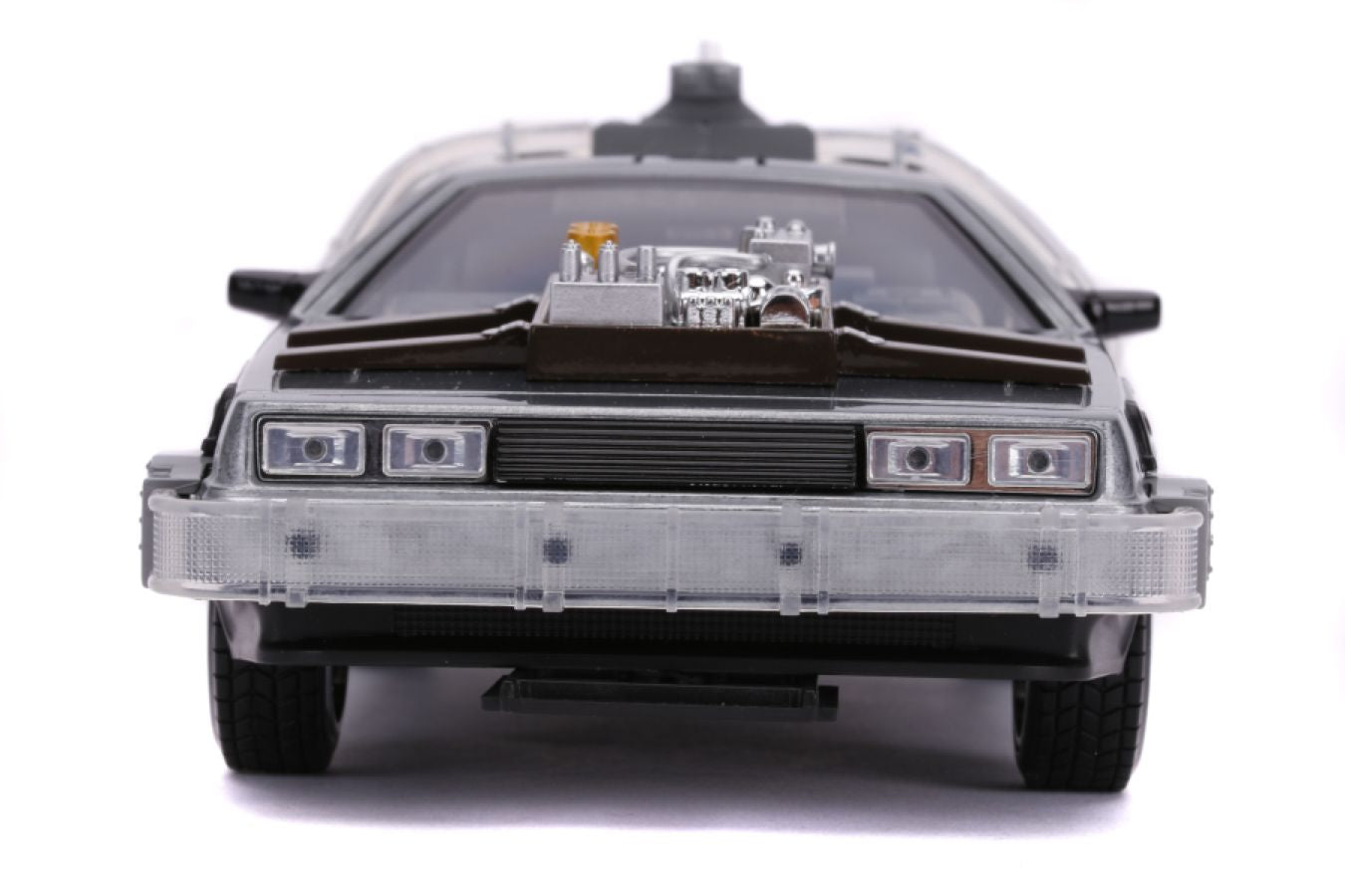 Back to the Future Part III - Time Machine Raw Metal 1:24 Scale Hollywood Ride