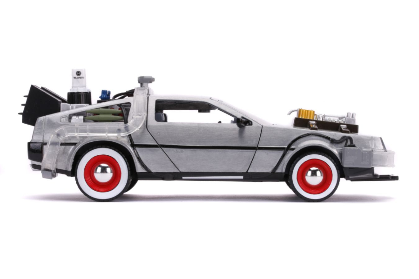 Back to the Future Part III - Time Machine Raw Metal 1:24 Scale Hollywood Ride