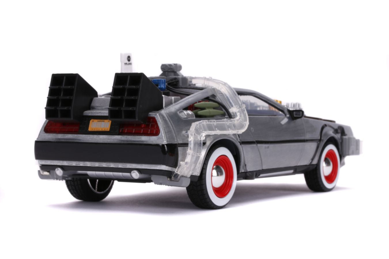 Back to the Future Part III - Time Machine Raw Metal 1:24 Scale Hollywood Ride