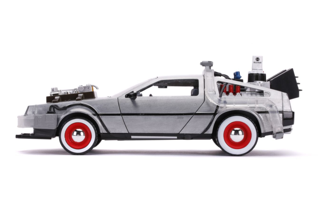 Back to the Future Part III - Time Machine Raw Metal 1:24 Scale Hollywood Ride