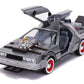 Back to the Future Part III - Time Machine Raw Metal 1:24 Scale Hollywood Ride