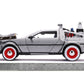 Back to the Future Part III - Time Machine Raw Metal 1:24 Scale Hollywood Ride