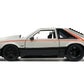 Big Time Muscle - Ford Mustang GT 1989 Grey / Black 1:24 Scale Diecast Vehicle