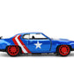 Marvel - 1:32 Scale 1972 Plymouth Captain America Diecast Vehicle