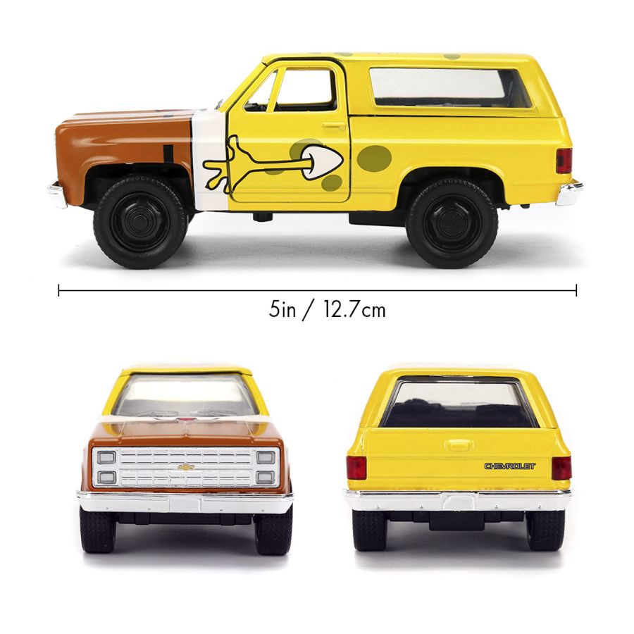 Spongebob Squarepants - 1:32 Scale 1980 Chevy K5 Blazer Diecast Vehicle