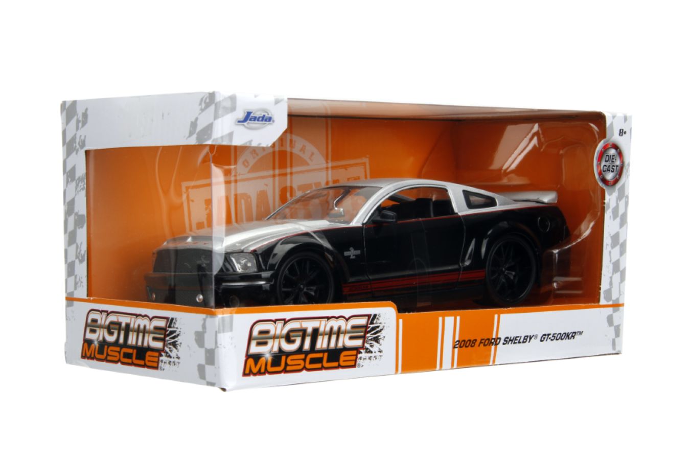 Big Time Muscle - 2008 Ford Mustang Shelby GT500 1:24 Scale Diecast Vehicle