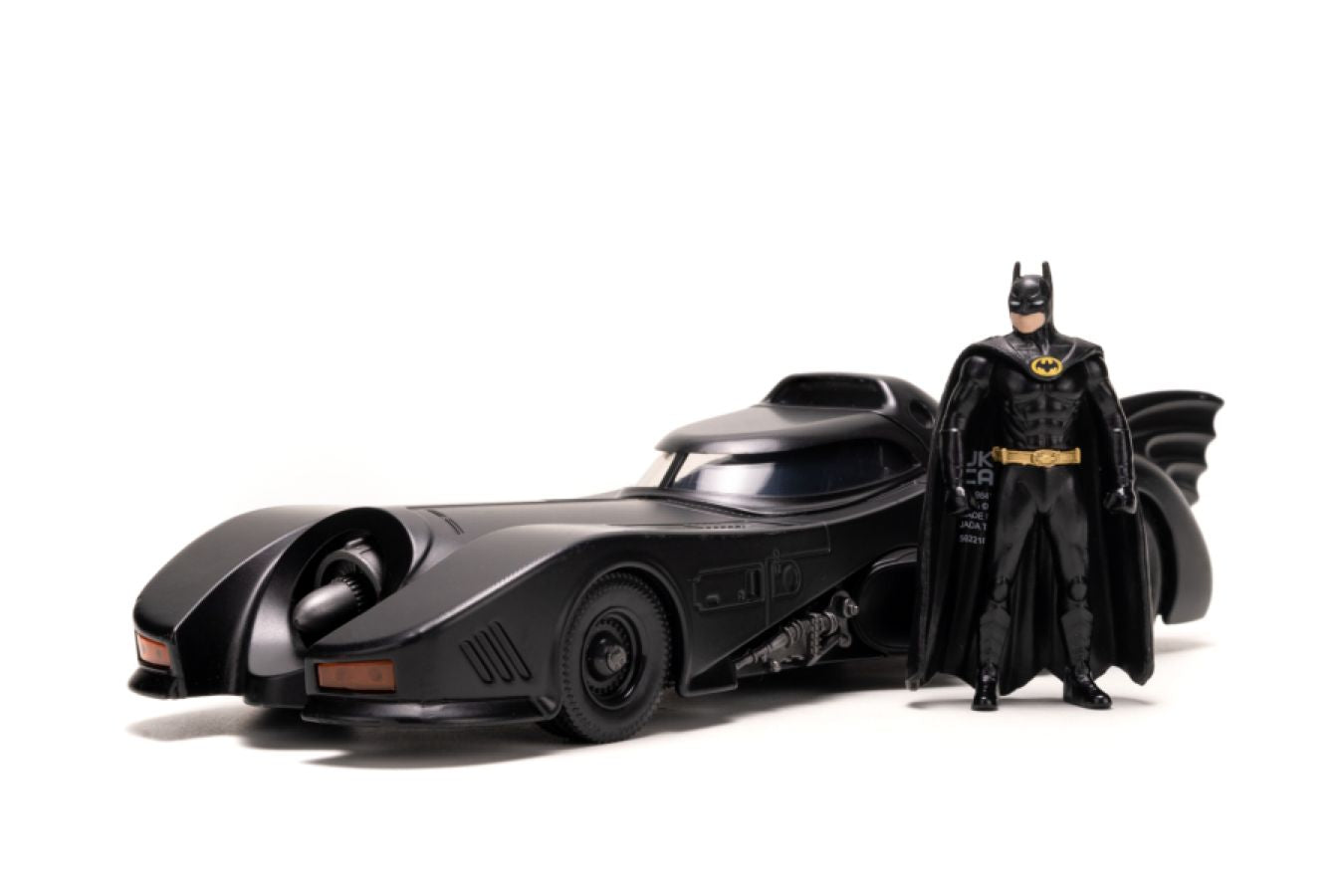 Batman (1989) - Batmobile & Armour with Batman 1:24 Scale Diecast Vehicle Set