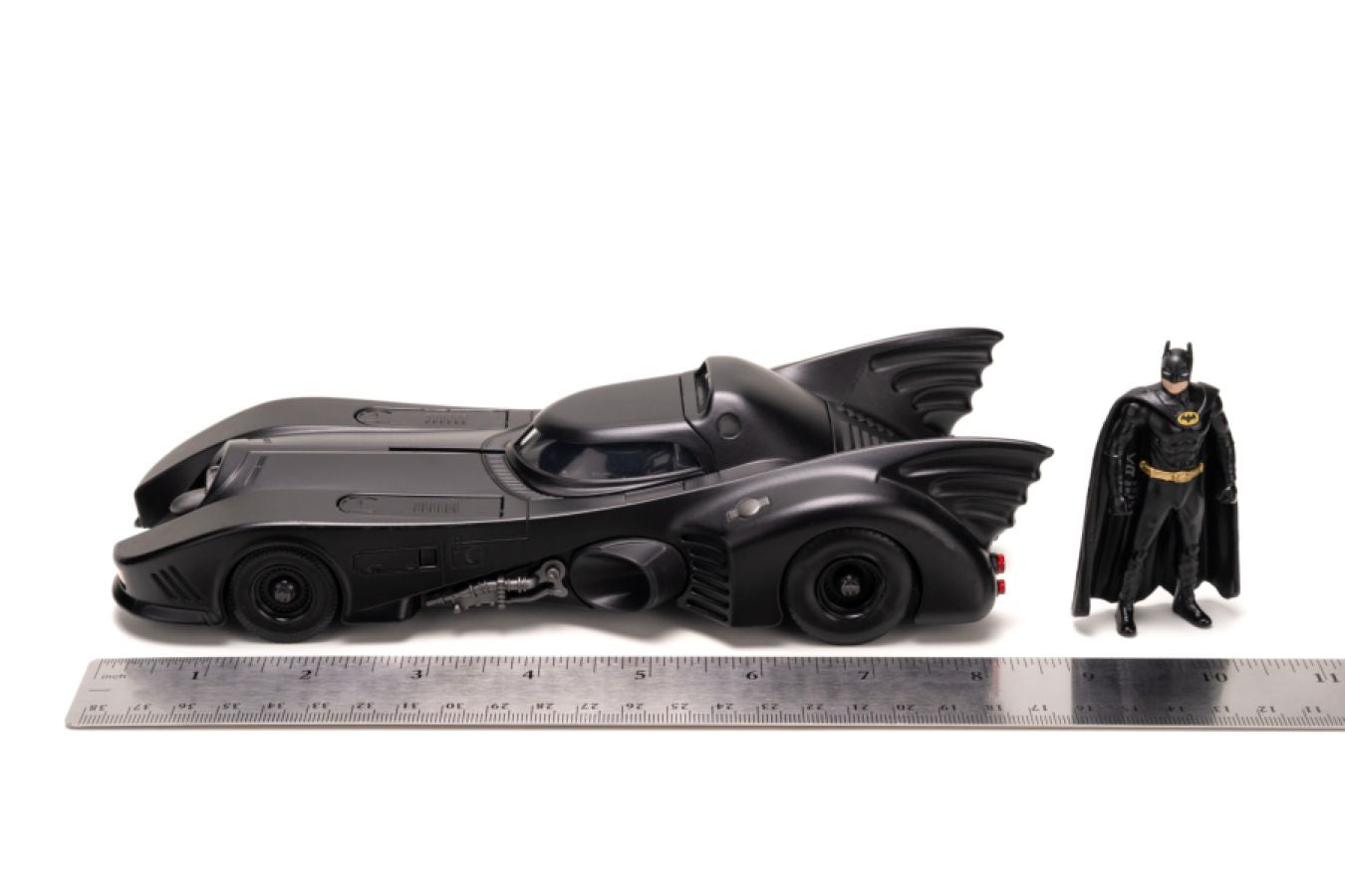 Batman (1989) - Batmobile & Armour with Batman 1:24 Scale Diecast Vehicle Set