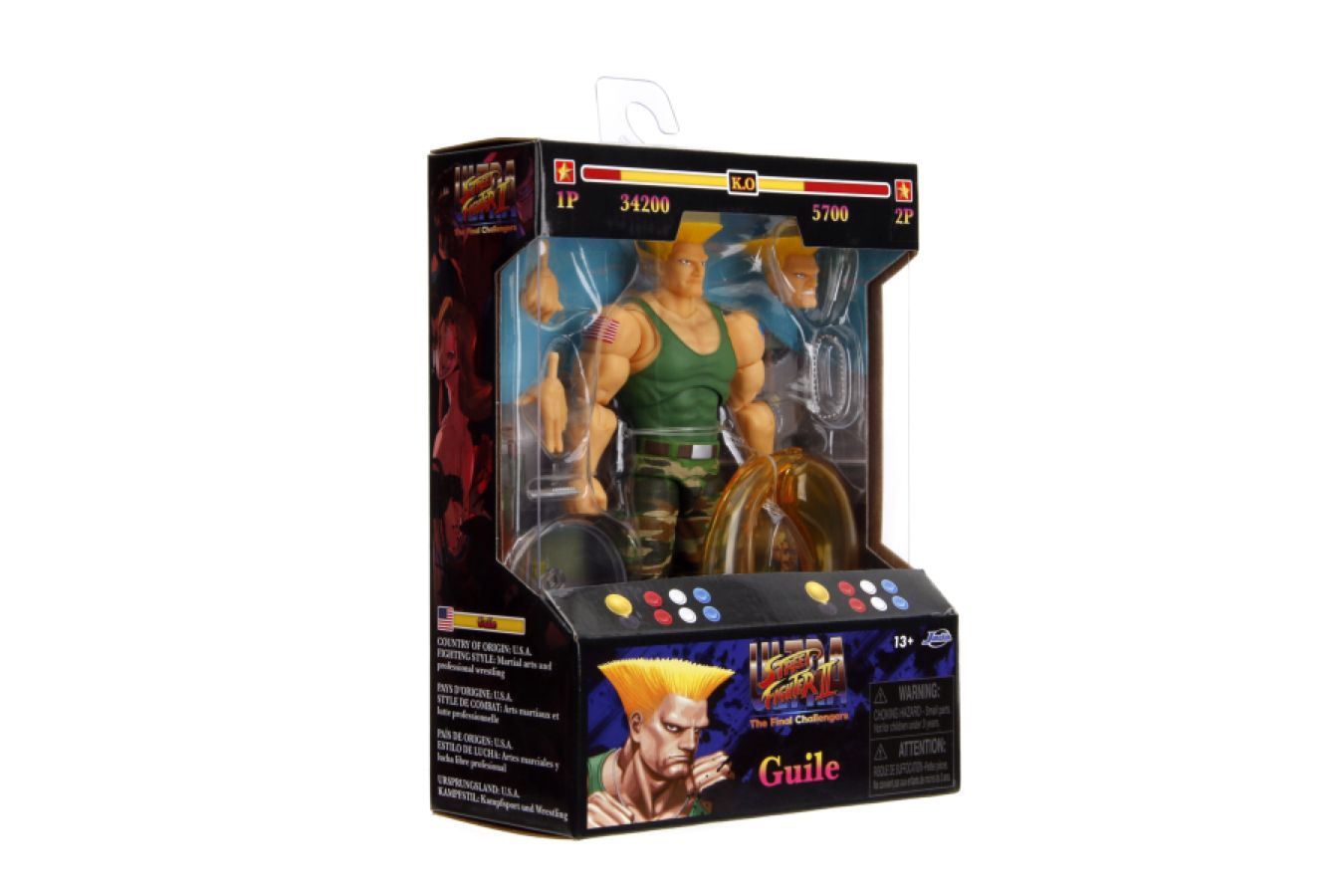 Street Fighter - Guile 6" Action Figure