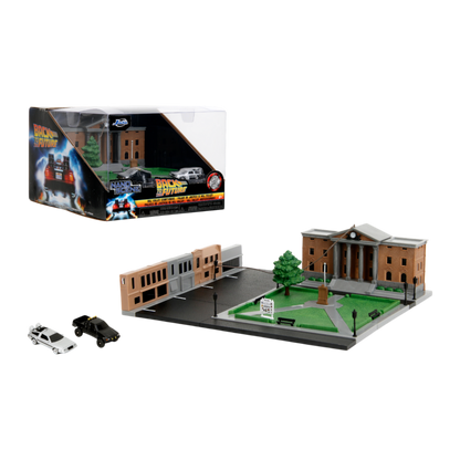 Back to the Future - 1.65" Nano Scene Hill Valley Courthouse Diecast Set