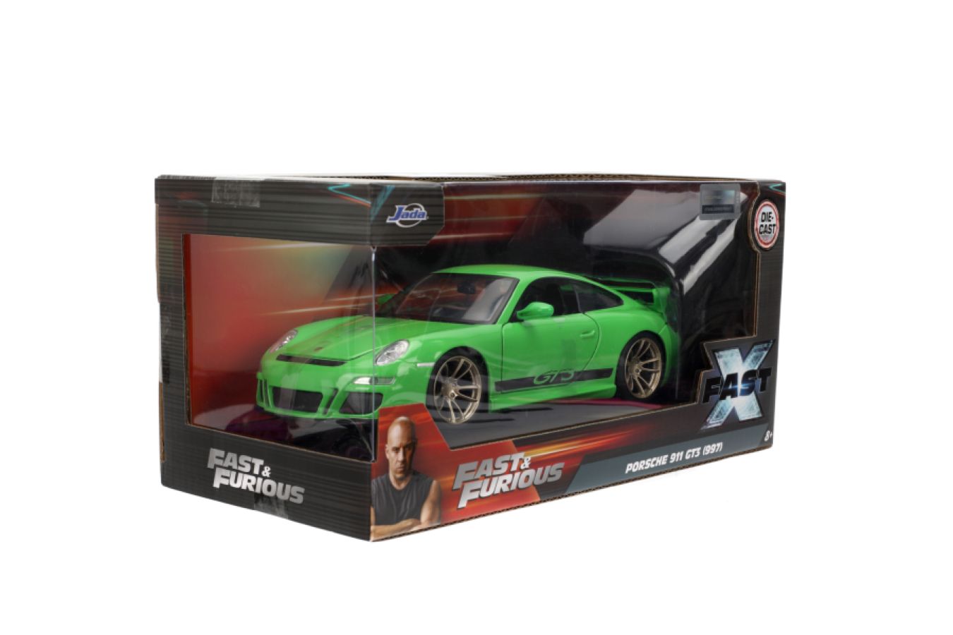 Fast & Furious X - 2007 Porsche 911 GT3 1:24 Scale Diecast Vehicle