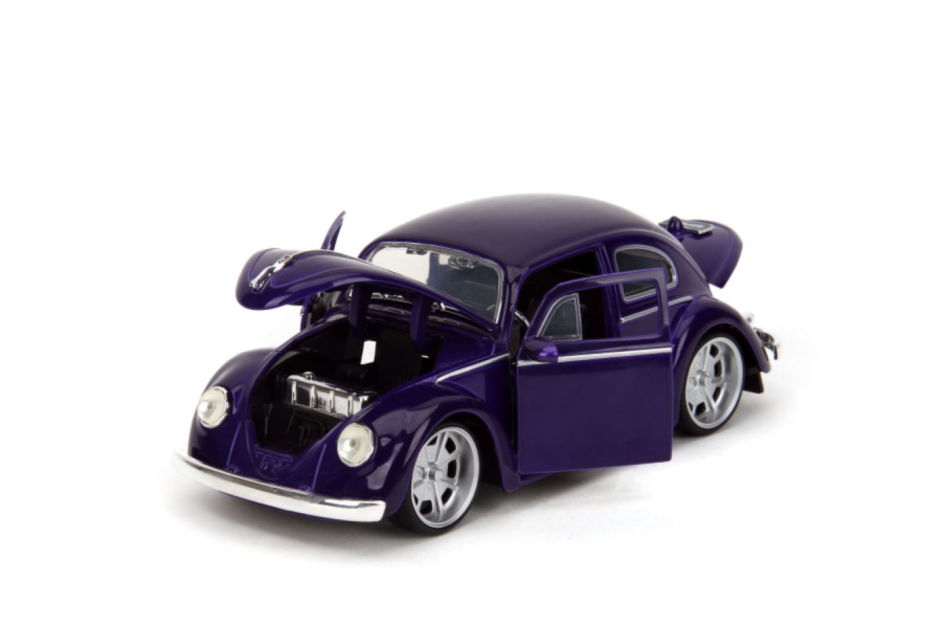 Wednesday (TV) - VW Beetle (with Wednesday) 1:24 Scale Diecast Vehicle