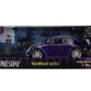 Wednesday (TV) - VW Beetle (with Wednesday) 1:24 Scale Diecast Vehicle