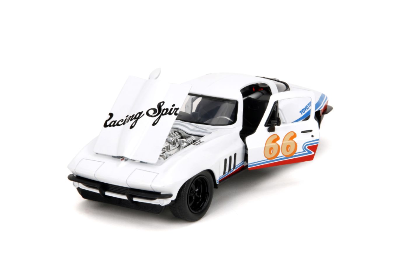 Big Time Muscle: Dark Horse - 1966 Chevorlet Corvette 1:24 Scale Die-cast Vehicle