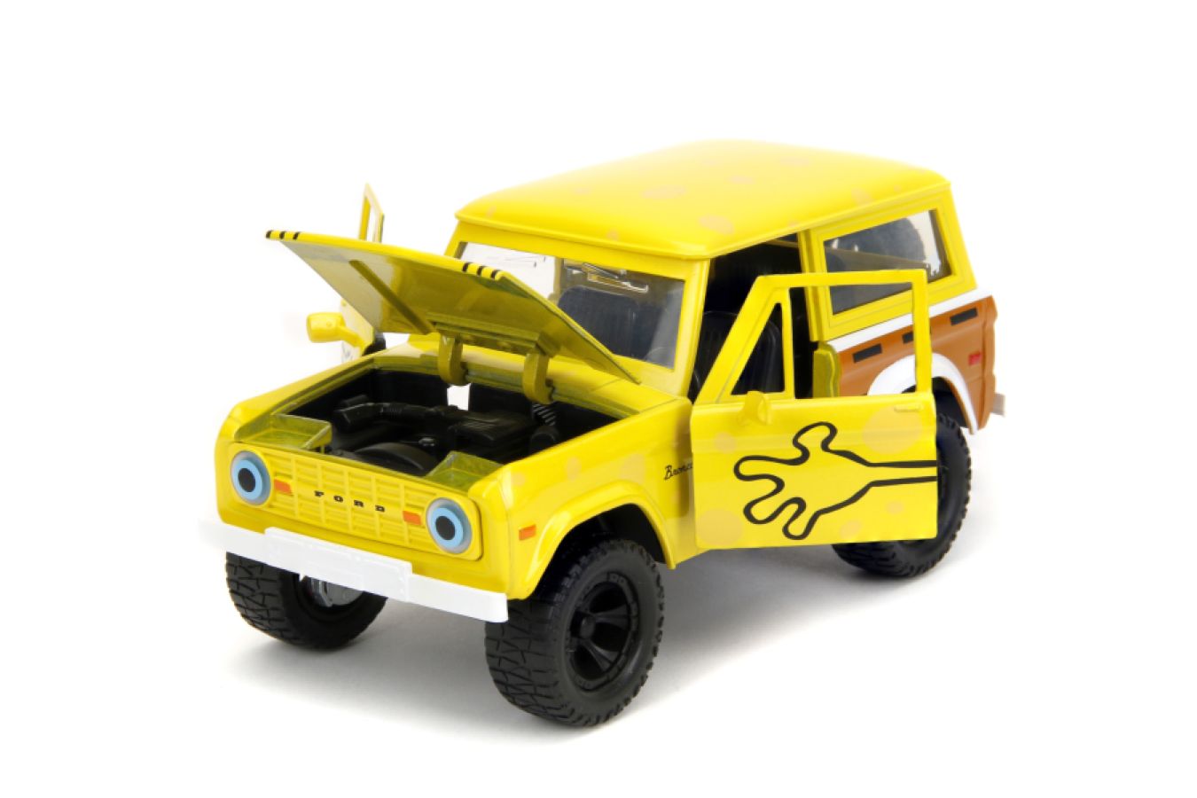 Spongebob Squarepants - 1972 Ford Bronco (with Spongebob) 1:24 Scale Diecast Vehicle