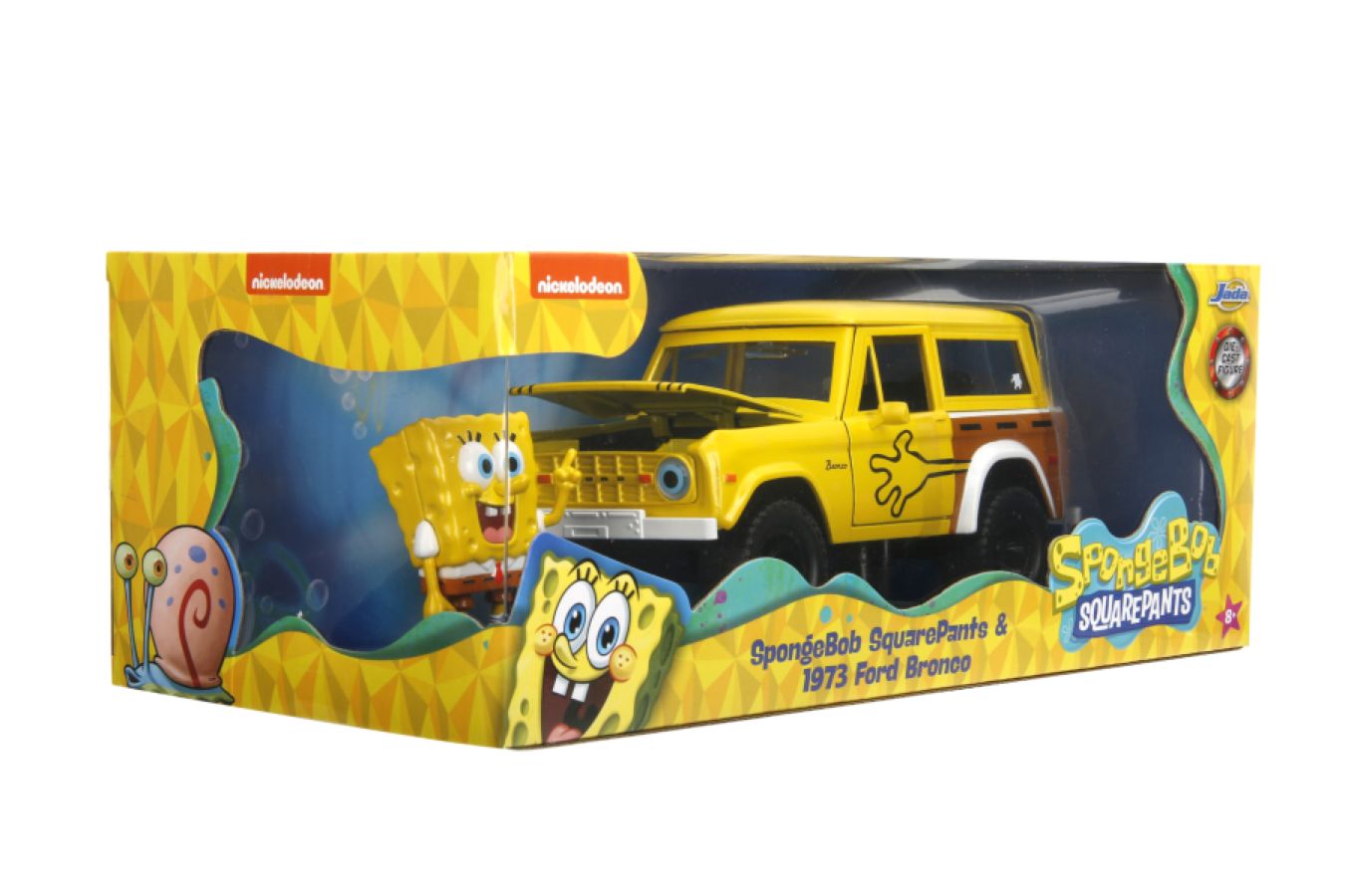 Spongebob Squarepants - 1972 Ford Bronco (with Spongebob) 1:24 Scale Diecast Vehicle