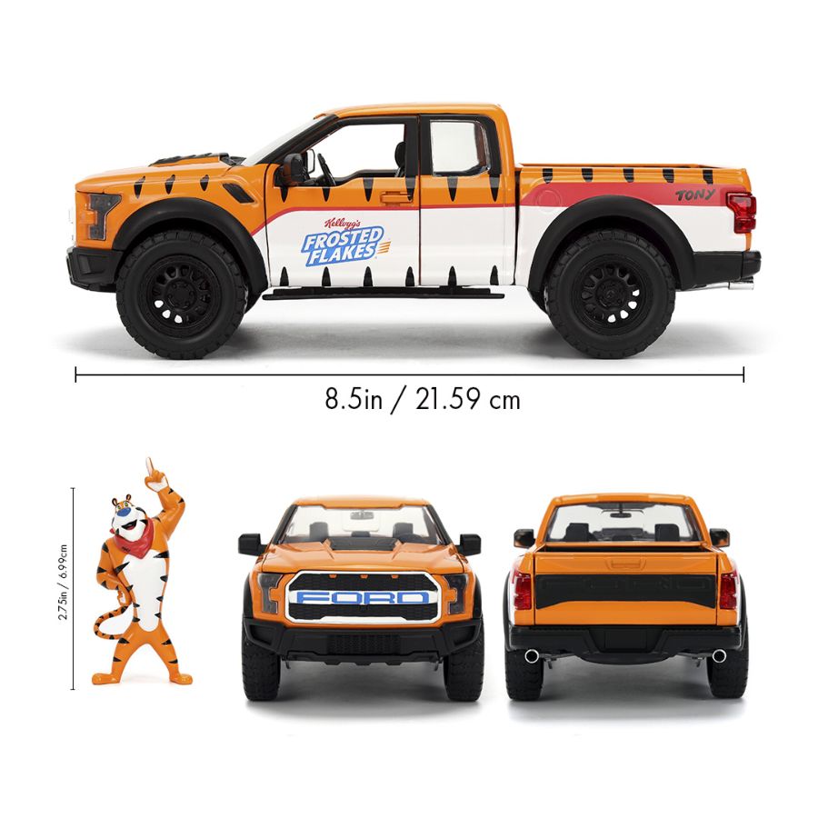 Kellogs - 1:24 Scale Ford F150 Raptor Diecast Vehicle with Tony the Tiger