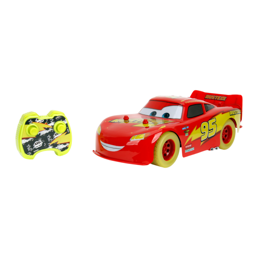 Cars - 1:14 Lightning Mcqueen (Glow) Remote Control Car