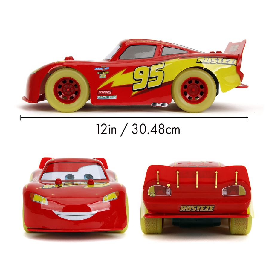 Cars - 1:14 Lightning Mcqueen (Glow) Remote Control Car