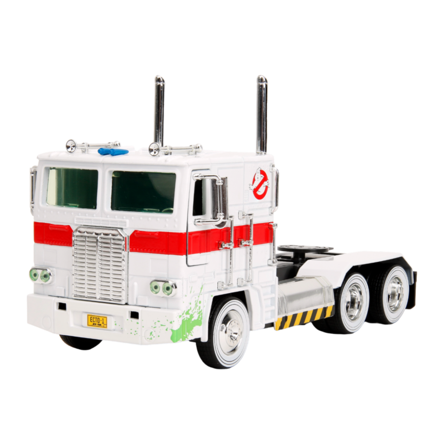 Hollywood Rides - Optimus Prime X Ghostbusters Ecto-1 Mash-up 1:24 Scale Diecast Vehicle