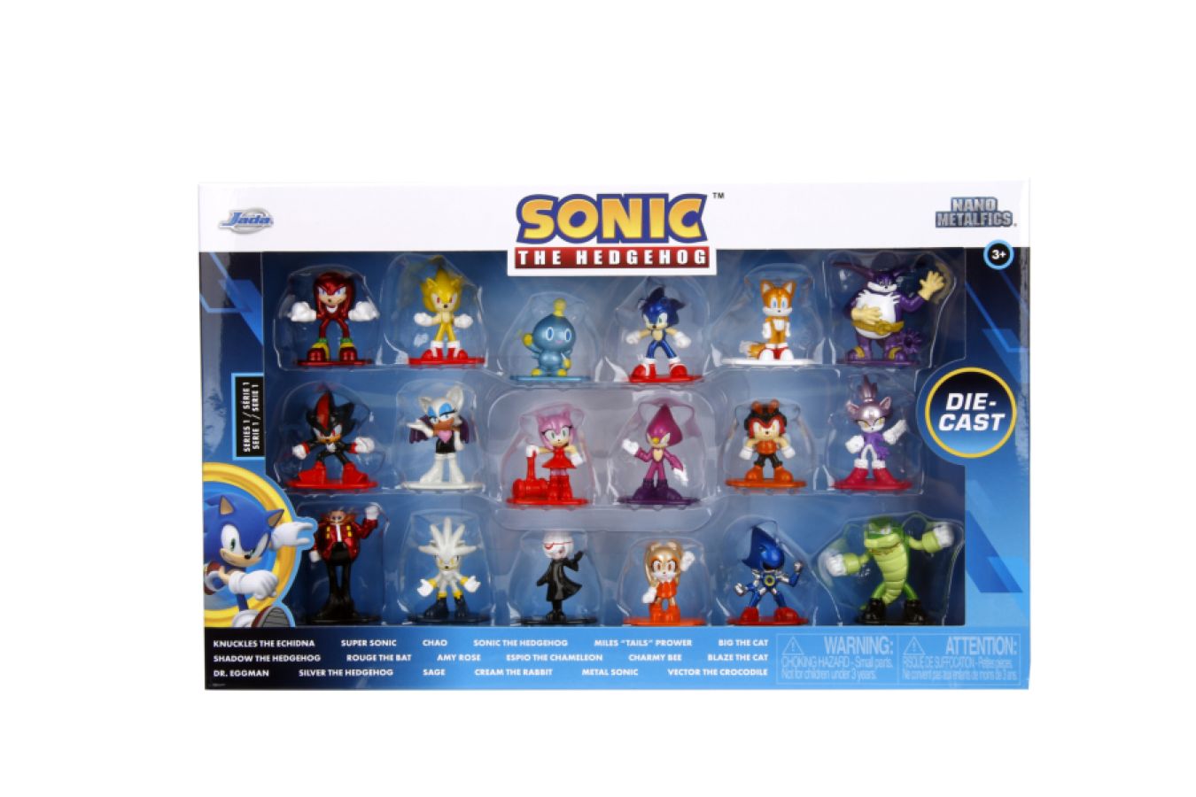 Sonic the Hedgehog - Nano MetalFig 18-Pack