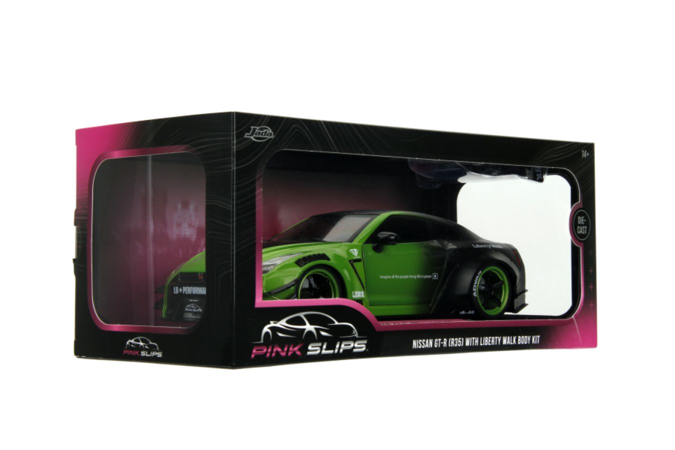 Pink Slips - Nissan GT-R R35 Liberty Walk 1:18 Scale Diecast Vehicle