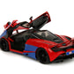 Hollywood Rides - Spider-Man with McLaren 720S 1:24 Scale Diecast Vehicle Set