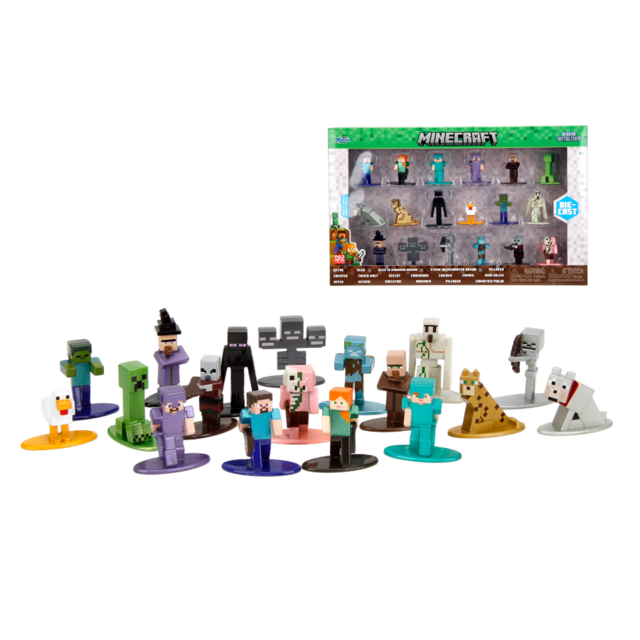 Minecraft - Nano MetalFig 18-Pack (Wave 12)