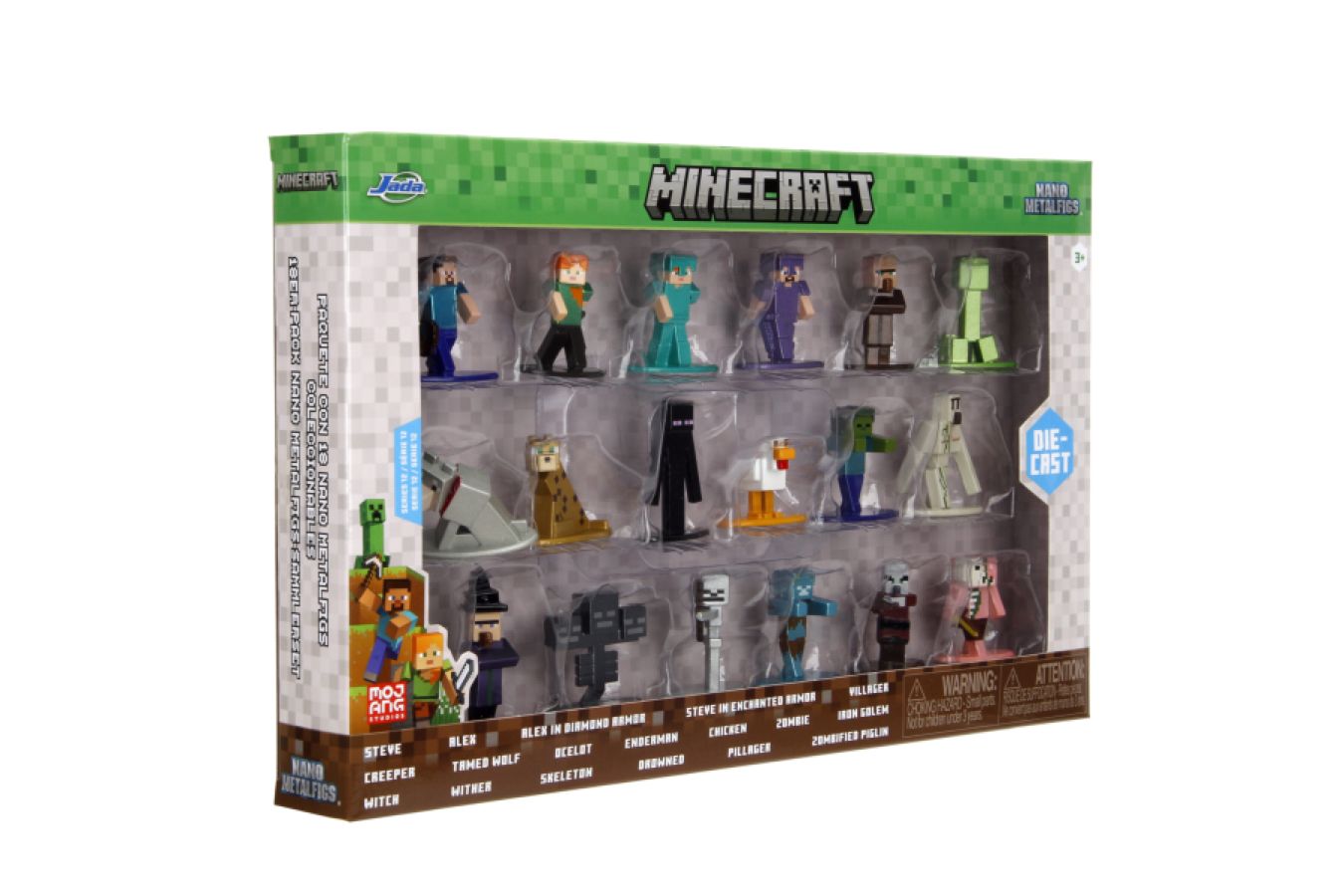 Minecraft - Nano MetalFig 18-Pack (Wave 12)