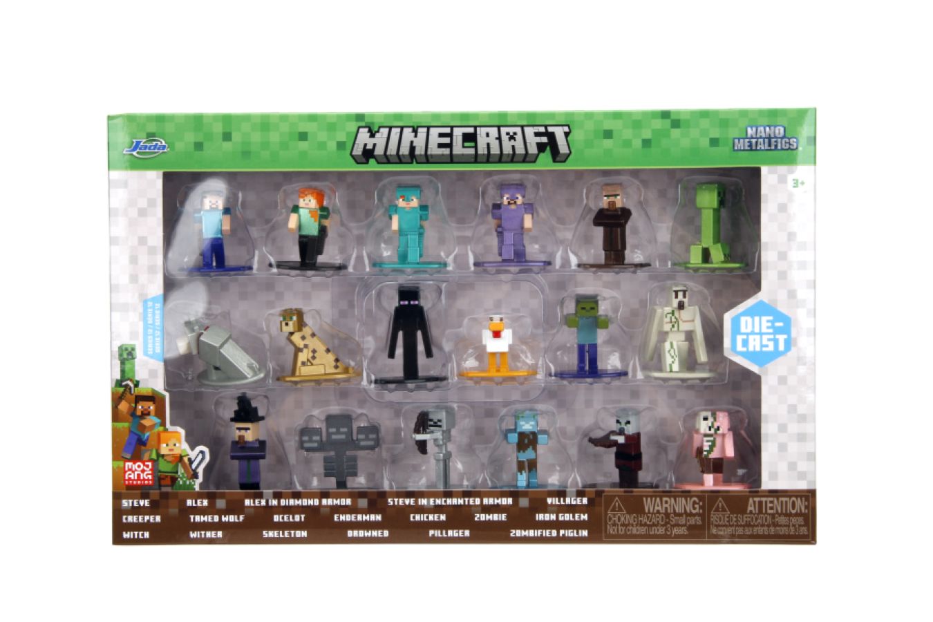 Minecraft - Nano MetalFig 18-Pack (Wave 12)