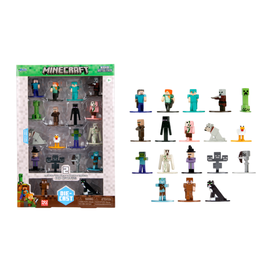 Minecraft - Nano MetalFig Exclusive 18-Pack