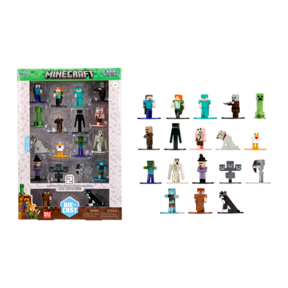 Minecraft - Nano MetalFig Exclusive 18-Pack