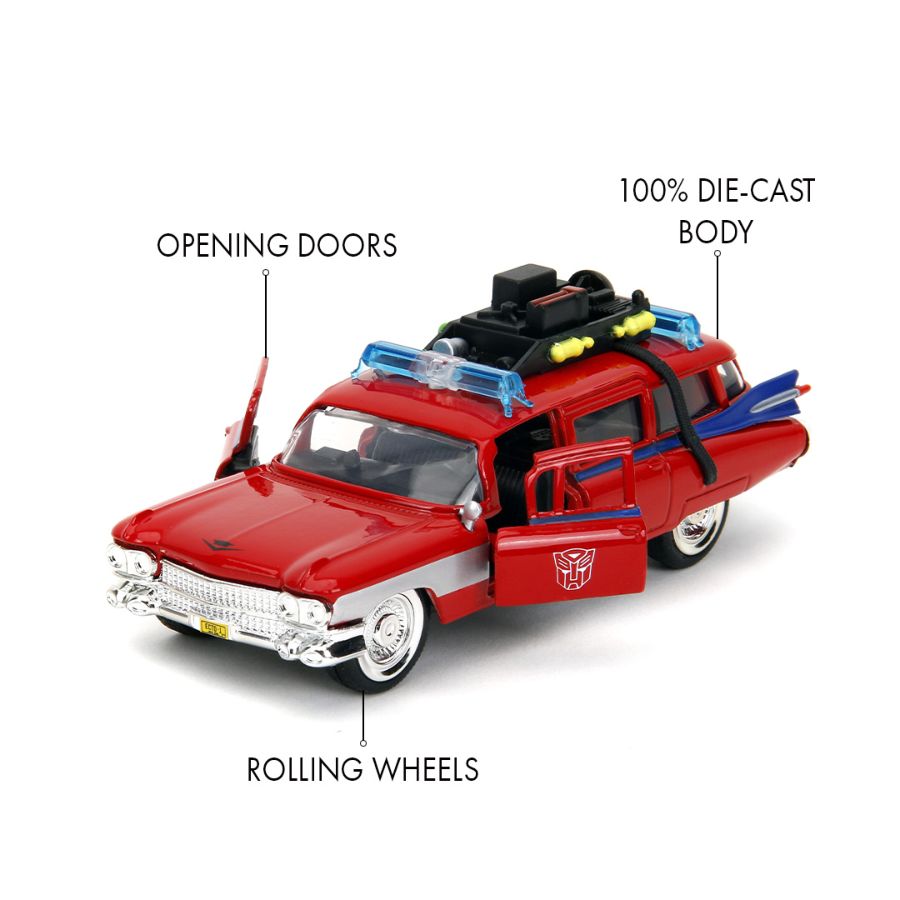 Ghostbusters - Cadillac Ecto-1 x Optimus Prime Mash-up 1:32 Scale Diecast Vehicle