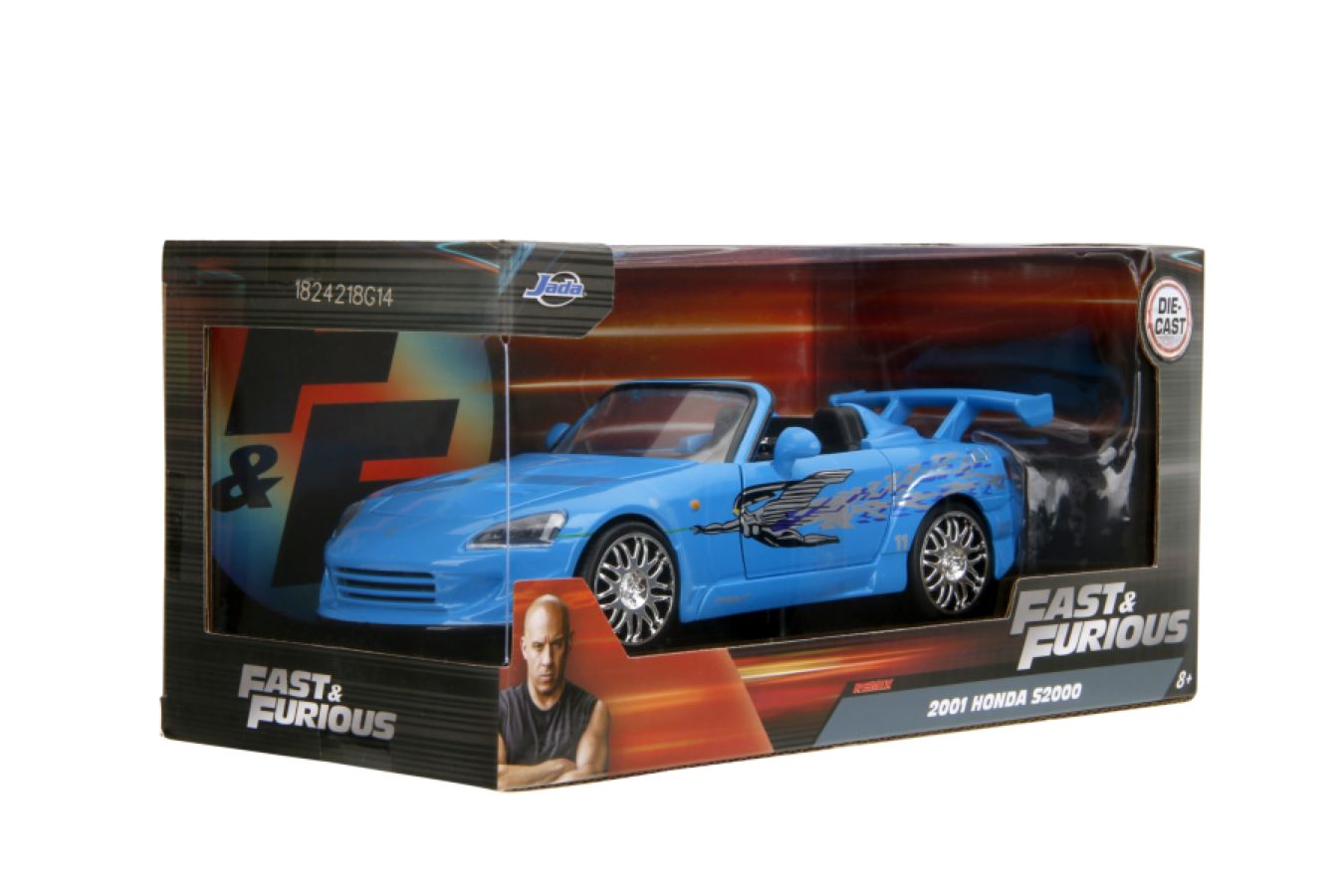 Fast & Furious - 2001 Honda S2000 1:24 Scale Diecast Vehicle