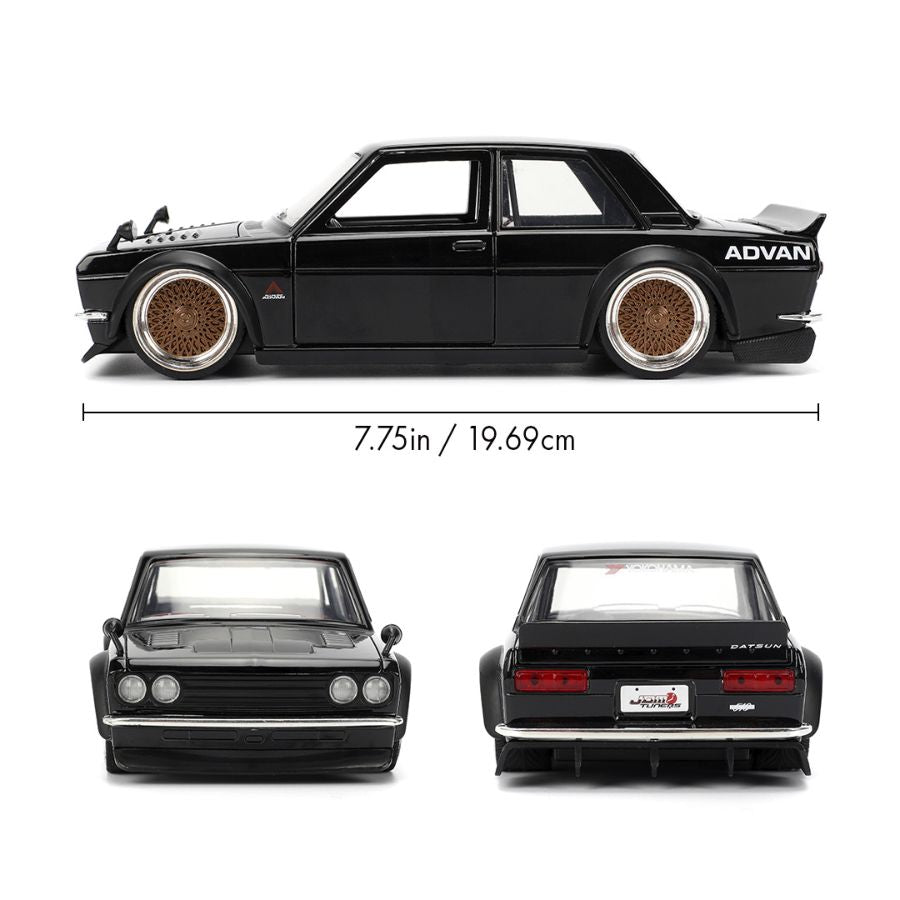 JDM Tuners - 1973 Datsun 510 1:24 Scale Diecast Vehicle