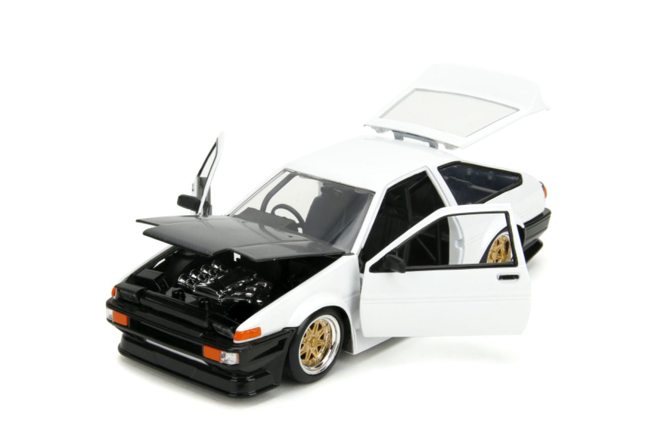 JDM Tuners - 1986 Toyota Trueno AE86 1:24 Scale Diecast Vehicle