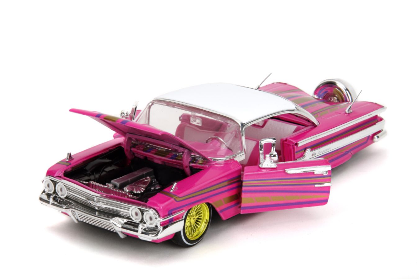 Pink Slips - 1960 Chevy Impala Low Rider 1:24 Scale Diecast Vehicle