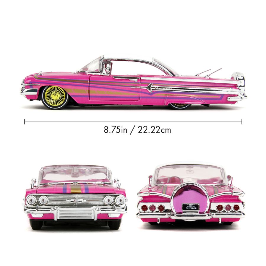 Pink Slips - 1960 Chevy Impala Low Rider 1:24 Scale Diecast Vehicle