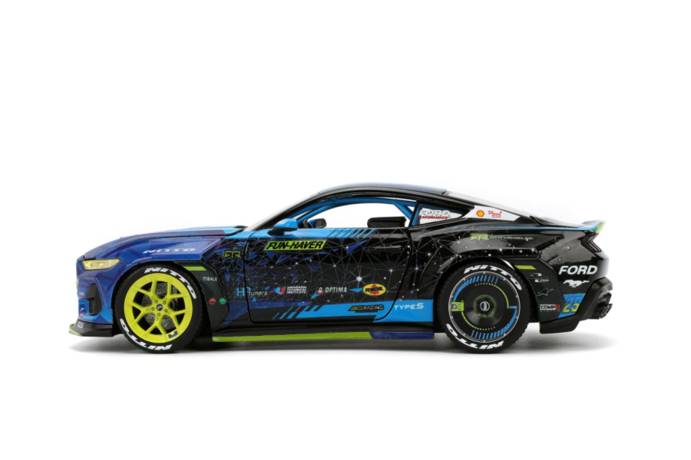 Big Time Muscle - Vaughn Gittin Jr 2024 Ford Mustang RTR Racing 1:24 Scale Diecast Vehicle