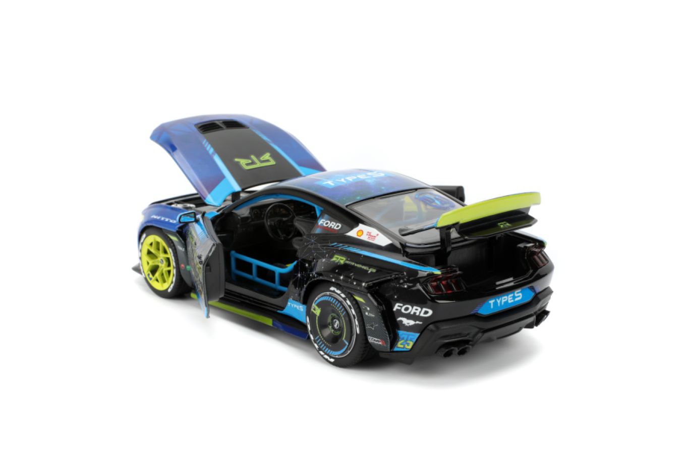 Big Time Muscle - Vaughn Gittin Jr 2024 Ford Mustang RTR Racing 1:24 Scale Diecast Vehicle