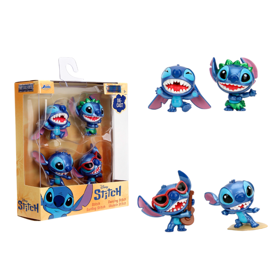 Disney - Stitch 2.5" Metalfigs 4-Pack