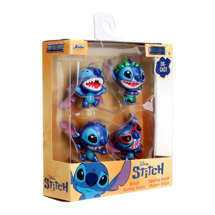 Disney - Stitch 2.5" Metalfigs 4-Pack