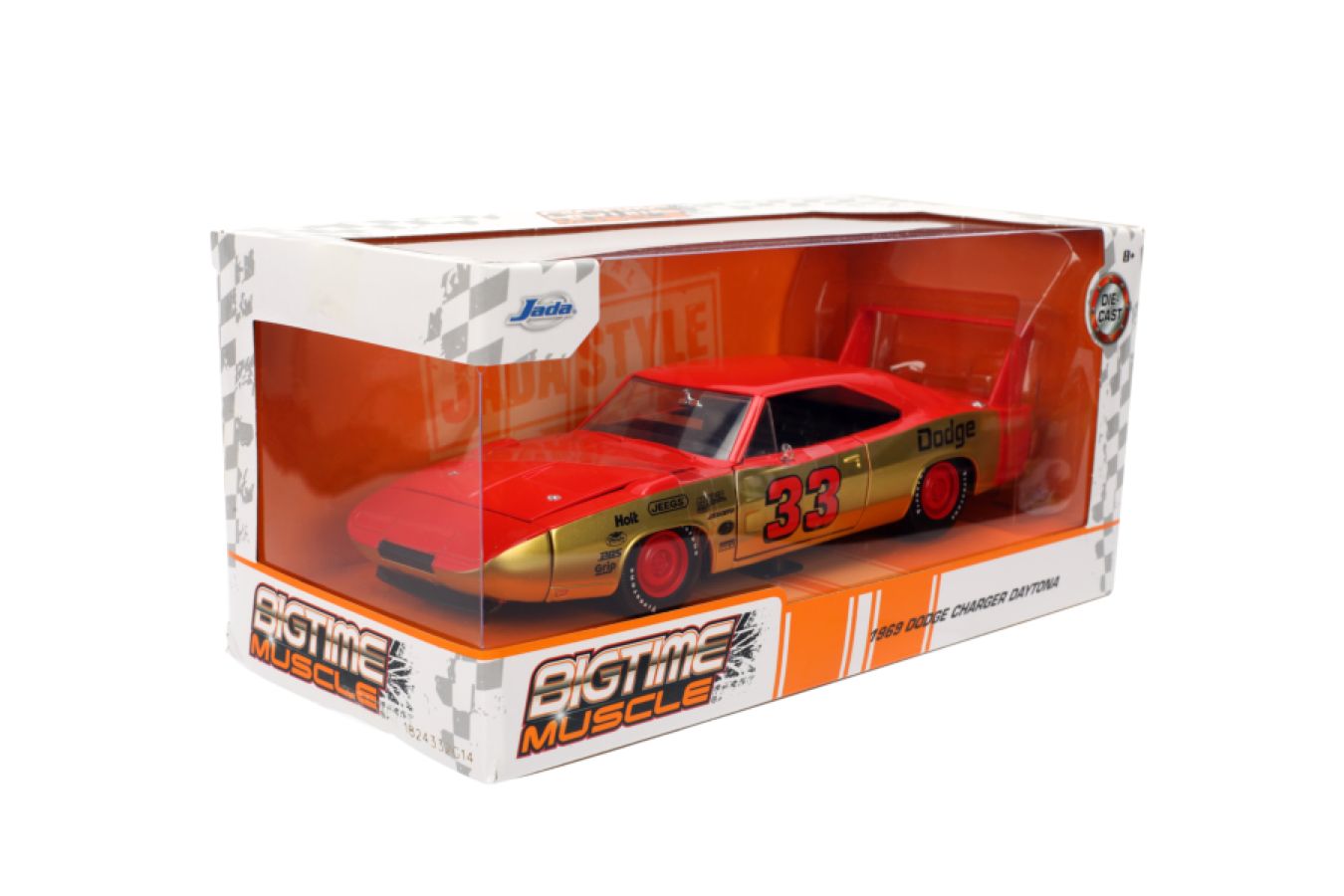 Big Time Muscle - 1:24 Scale 1969 Dodge Charger Daytona Diecast Vehicle