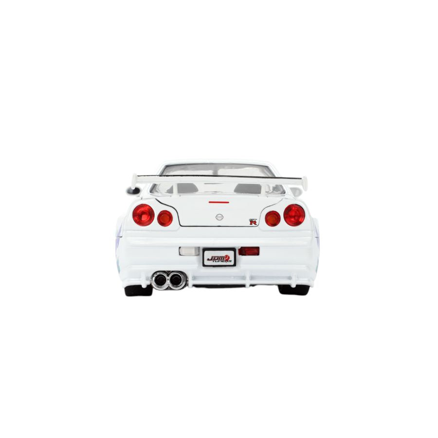 JDM Tuners - 2002 Nissan Skyline GTR R34 1:24 Scale Diecast Vehicle