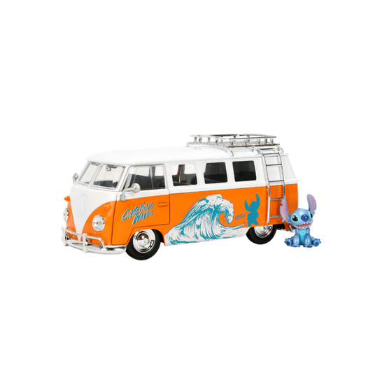 Lilo & Stitch - VW Bus 1:24 Scale Diecast Vehicle with Figure