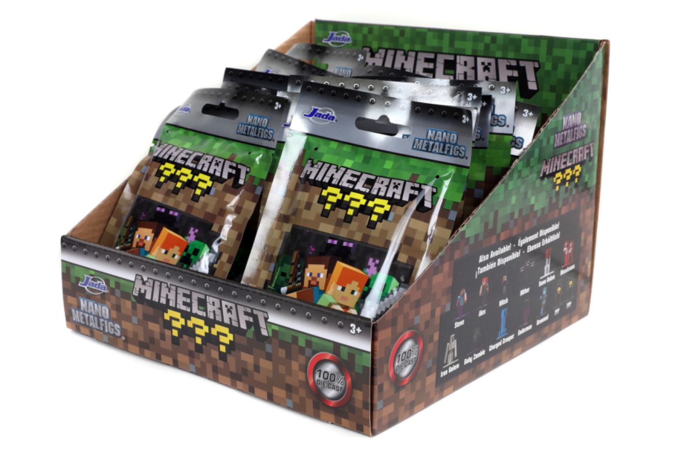 Minecraft - Nano Metalfigs Blind Bag Assortment (Wave 2)