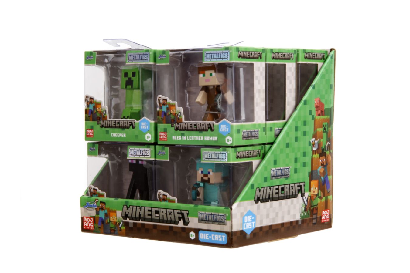 Minecraft - 2.5" MetalFig Assortment (12 Piece Display)