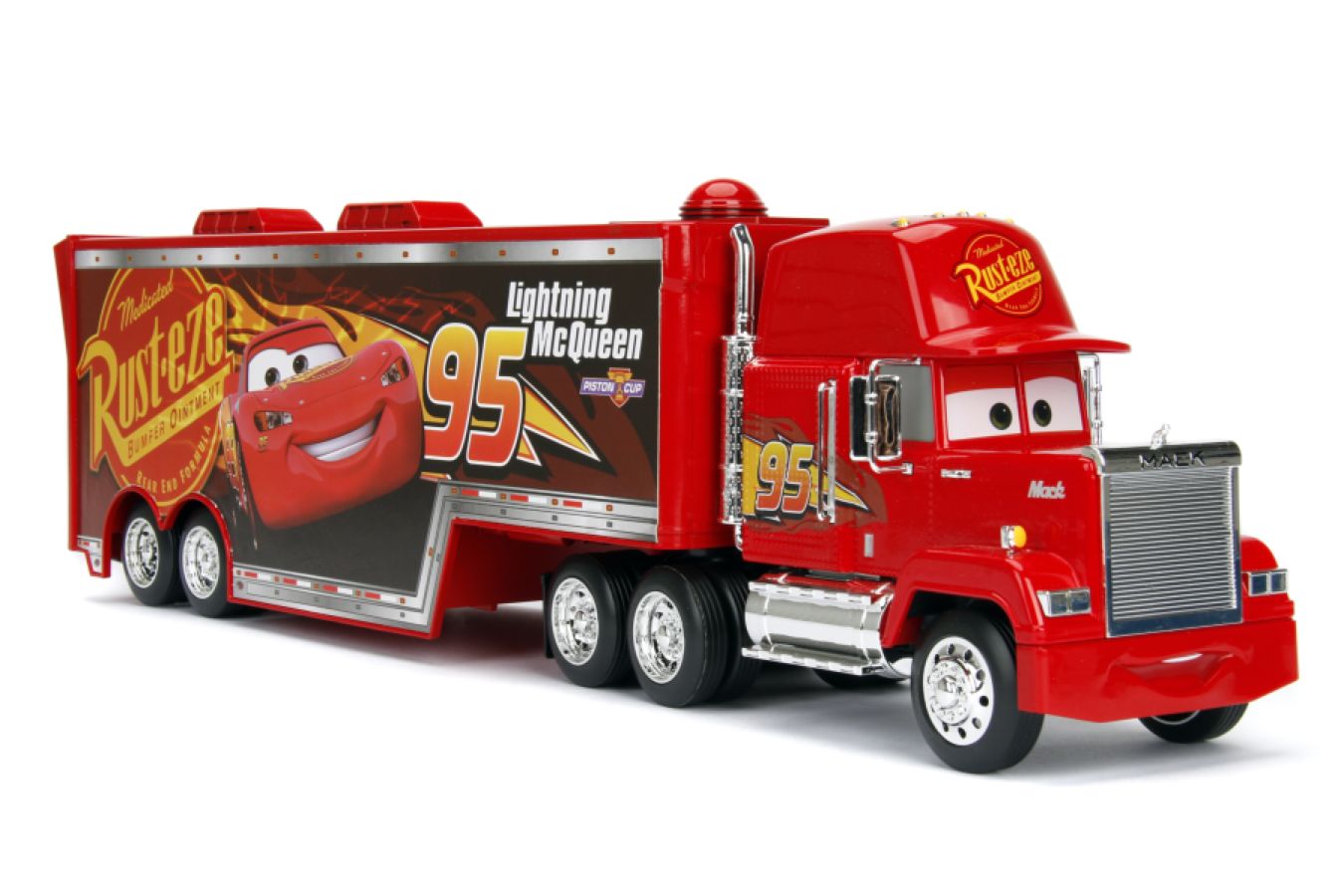 Cars - 1:24 Mack 1985 Super-Liner with Trailer Diecast Vehicle