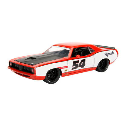 Big Time Muscle - 1973 Plymouth Barracuda 1:24 Scale Diecast Vehicle