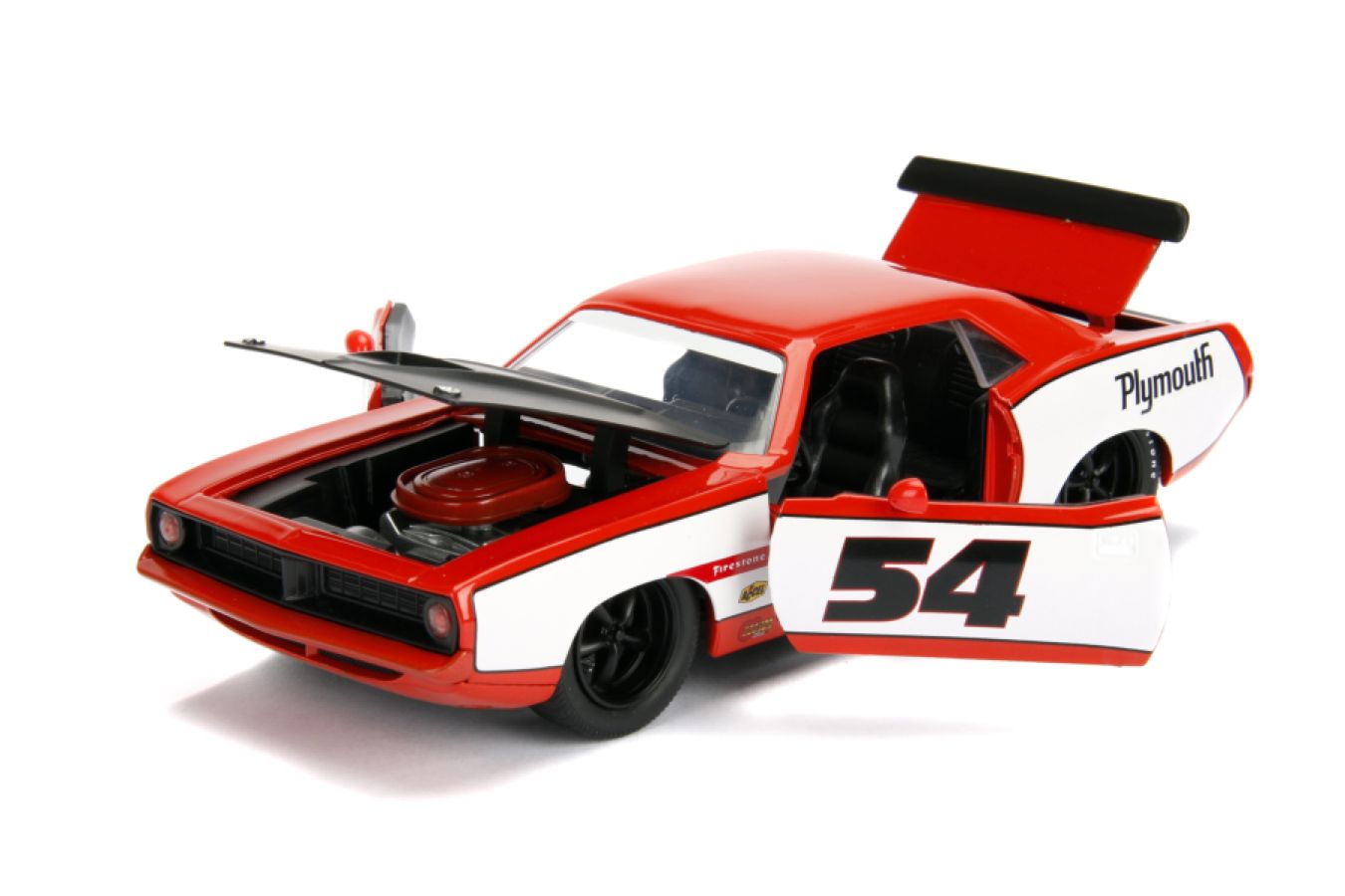 Big Time Muscle - 1973 Plymouth Barracuda 1:24 Scale Diecast Vehicle